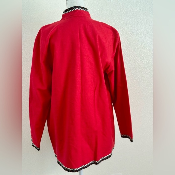 Koos of Course! Women’s Lightweight Reversible Linen Blend Blazer/Jacket Size M - Picture 3 of 12